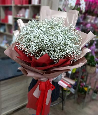 Букет цветов из: Гипсофила в Алексее-Тенгинской