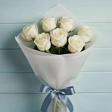 Букет 7 Белых роз Эдлесс Лав в Алексее-Тенгинской