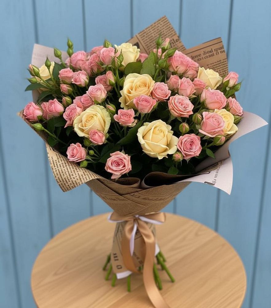 Букет цветов из: Розы в Алексее-Тенгинской