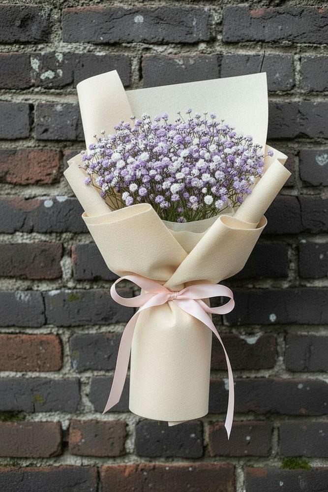 Букет цветов из: Гипсофила в Алексее-Тенгинской