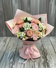 Букет цветов из:  Гвоздики, Розы и Хризантемы #REPLACE_PRED# Алексее-Тенгинской