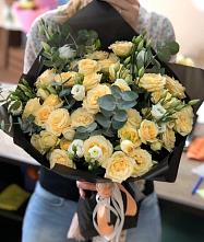 Букет цветов из:  Розы и Лизиантусы #REPLACE_PRED# Алексее-Тенгинской