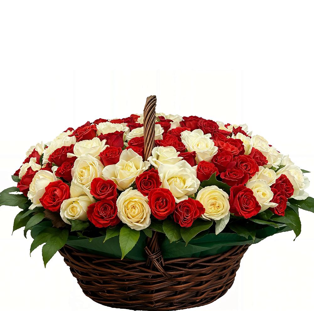 Премиум букет из: Розы в Алексее-Тенгинской